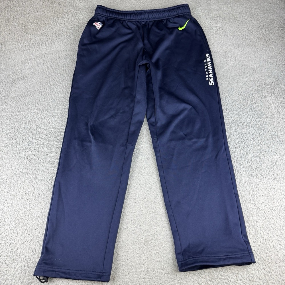 Nike Seattle Seahawks On-Field Therma-FIT Training Sweatpants Navy Men's Medium
